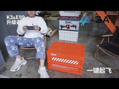 광 회색 2.4GHZ 항공 무인 항공기 카메라와 리모컨으로