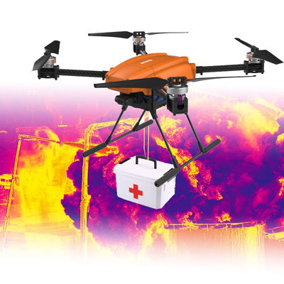 열 및 야간 시각 2.7K 30FPS 이중 카메라 헬리콥터 드론과 산업용 UAV 드론